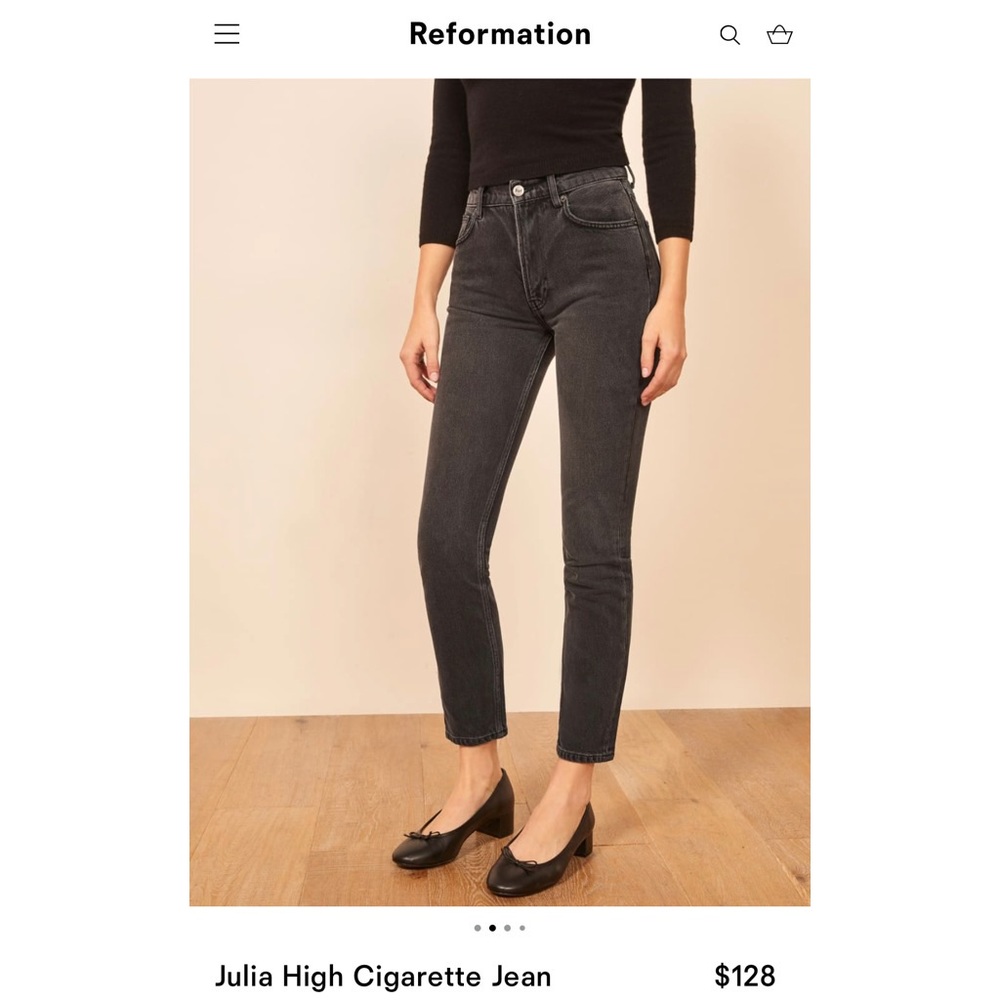 Reformation Julia High Cigarette Jeans